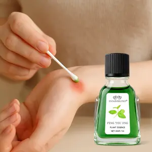 10/20Pc Pocket Size Essential Balm, Compact & Portable, Effective Mosquito Repellent, Itch Relief for Bug Bites Cooling Oil  3ML