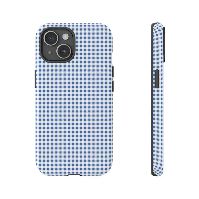 MagSafe-Compatible TPU Phone Case - Coquette Preppy Blue Bow, Floral Trendy Design - Phone Accessories for Multiple iPhones (17,16,15,14,13,12,11,X) & Samsung Models, Ideal Holiday Gift