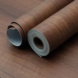 Walnut Wood Grain Contact Paper for Countertops Cabinets Thicken Peel and Stick Waterproof Removable Self-Adhesive Vinyl Sticker Paper Faux Wooden Look Decor Roll 16x78 inch