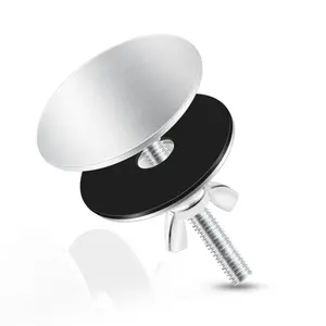 2" Kitchen Sink Hole Cover – Stainless Steel Faucet Hole Plug for Leak Prevention, Silver