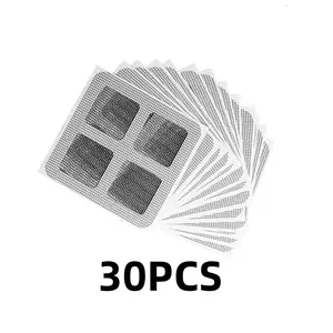 30PCS Disposable Hair Drain Stickers, Shower Drain Cover Protector, Floor Drain Sticker for Shower, Kitchen, Bathroom, Tub