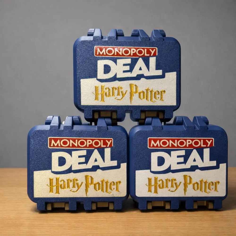 Harry Potter Monopoly Deal Card Storage Box | 3D Printed Game Case
