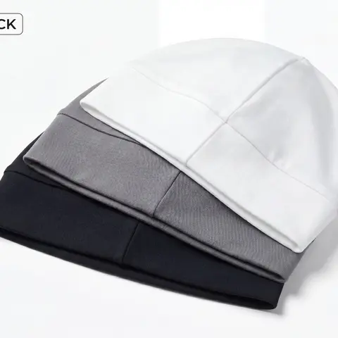 Unisex skull cap—casual, breathable sports cap for outdoor activities; unisex fitted cap that pairs with any outfit; elastic helmet liner cycling accessory for back-to-school and birthday outfits; great gift for friends.