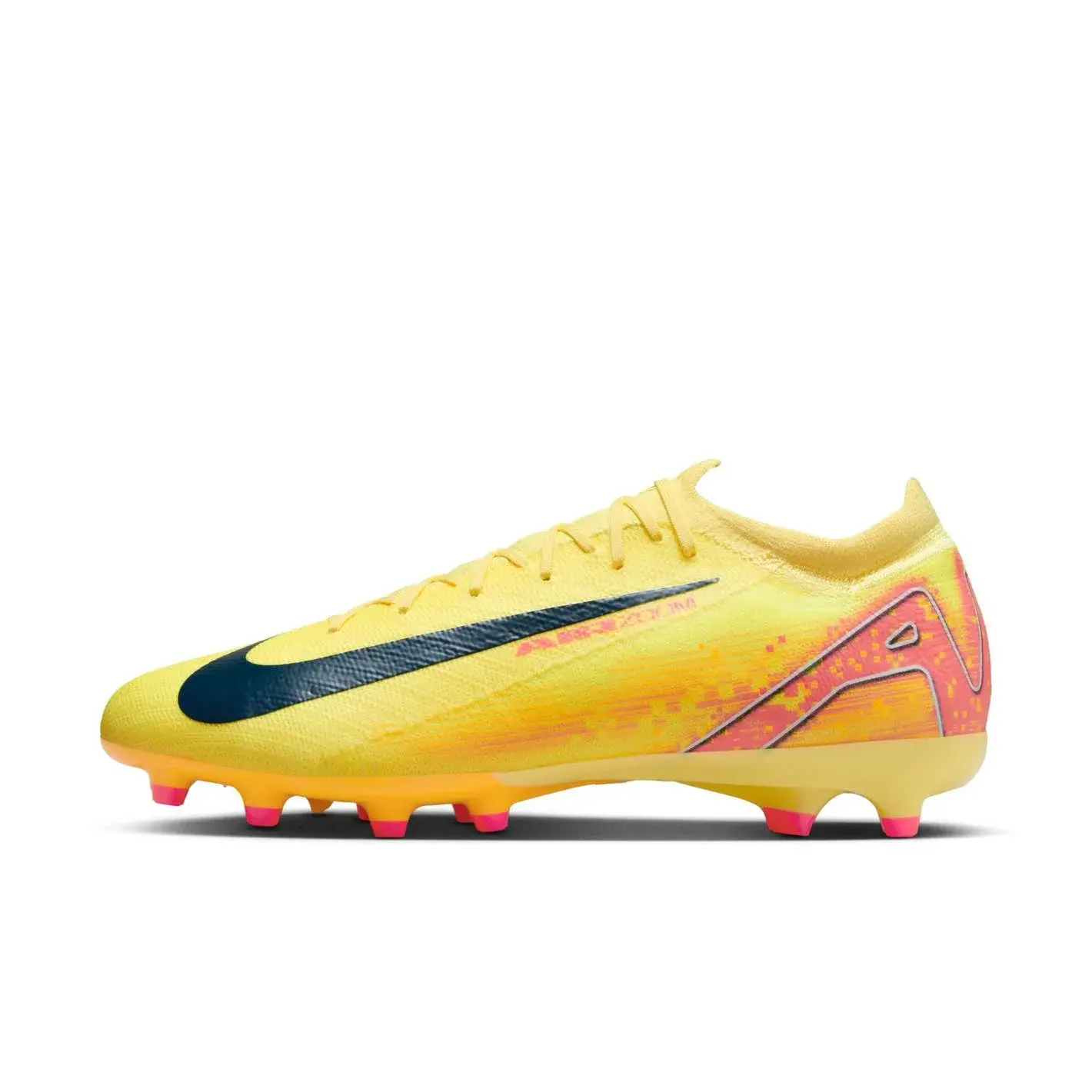 Nike X Kylian Mbappe Mercurial Vapor 16 Pro AG Light Laser Orange' Comfort Soccer Cleats Men's Yellow FQ8690-800