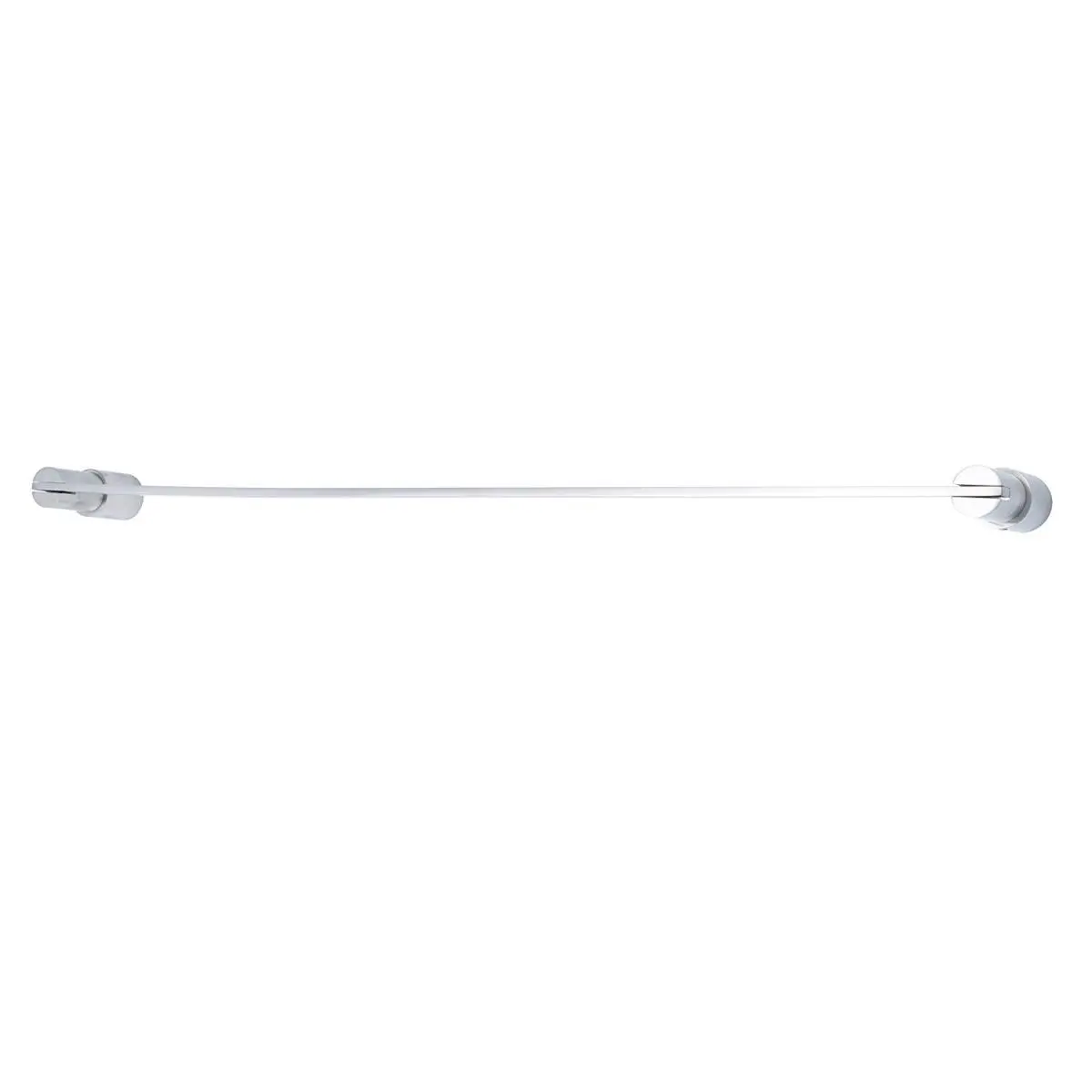 212 MAIN Daytona Series Classic Metal 24 In. Brushed Nickel Towel Bar - Corrosion-Resistant Brass Bathroom Accessory, Chrome Finish, Easy Installation, Towel-Holding, Tarnish-Resistant Everyday Convenience