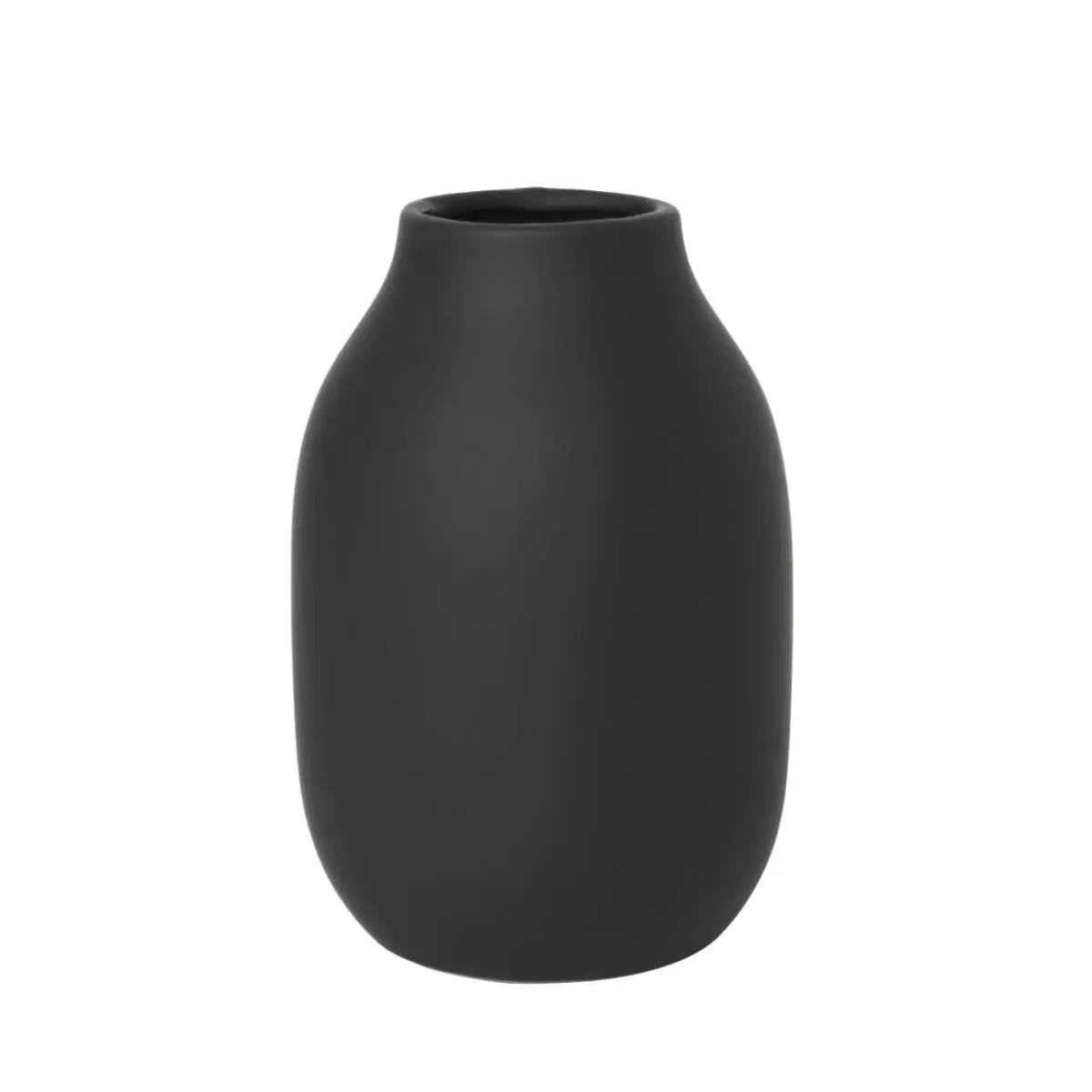 212 MAIN Blomus 65902 Colora Matt Porcelain Flower Vase - 6x4 in. Aesthetic Mini, Peat Color, Rounded Edges, Soft Shape, Rubber Base Artistic Decorative Ornament for Home Supplies, Ornaments