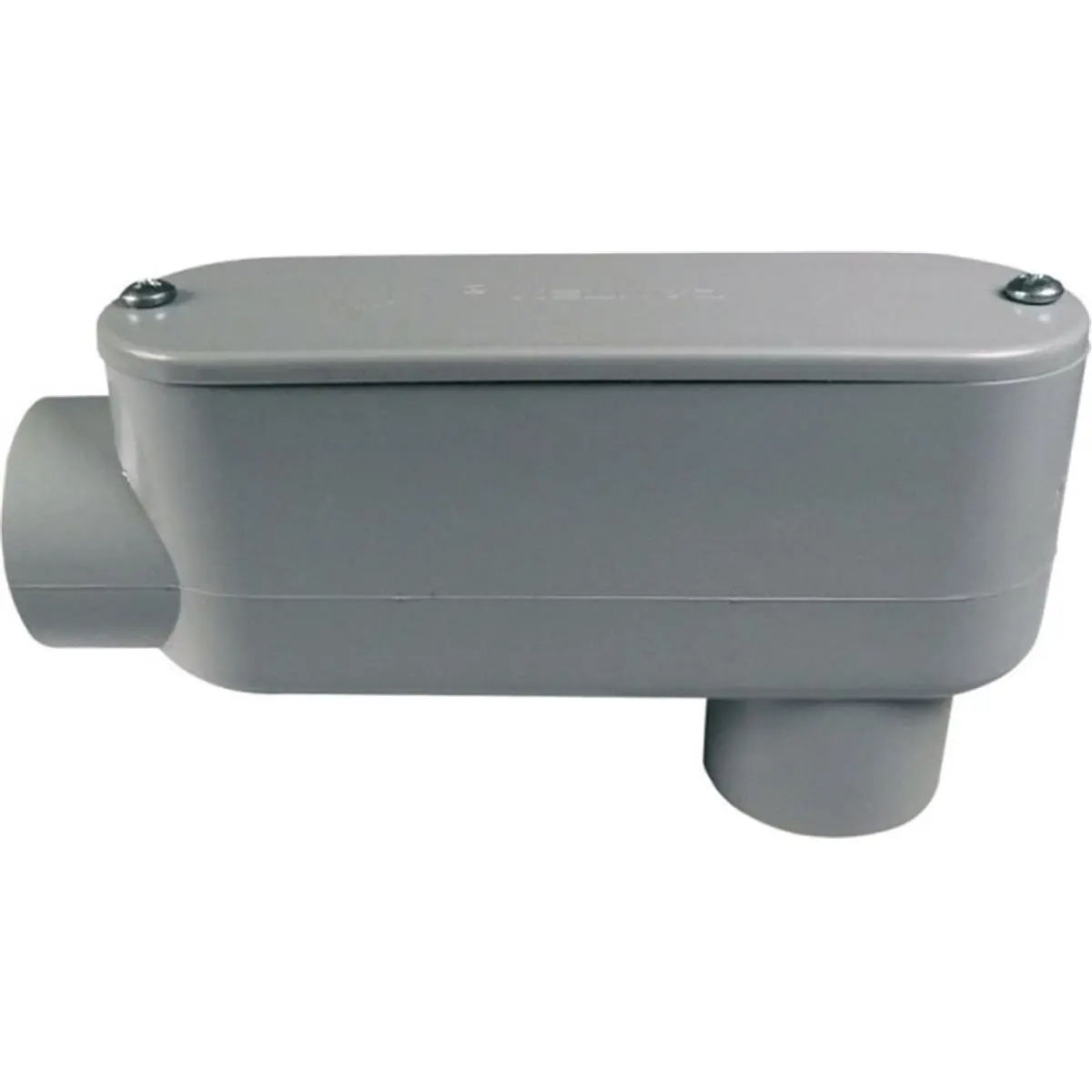 5133670U 3-in. LB-Type PVC Body Rectangular Conduit Box, Electrical Wire Protection Solution for Home Improvement