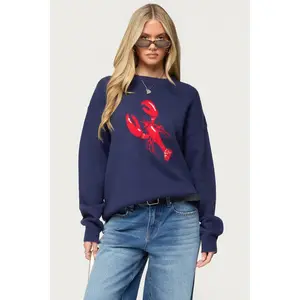 Don't Be Shellfish Knit Sweater