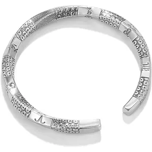 Solid Pure Silver Men's Bracelet | S925 Silver Understated Bangle for Men | Fine Men's Open Bracelet Bangle | Mens Jewelry Bracelet Silver Gift