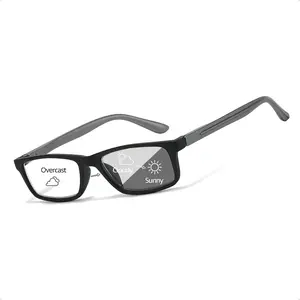 Photochromic Reading Glasses for Women Men Progressive Transition Sunglasses UV Protection Anti Blue Light LR2321