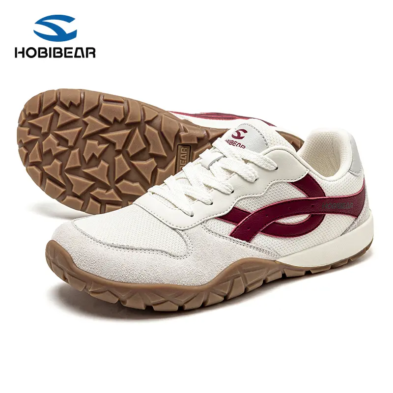 HOBIBEAR wide-toe sneakers, barefoot shoes, Women Fashion Sneaker Lightweight Lace-Up Sport Shoe, Affordable Casual Trendy Minimalist Daily Wear Footwear, Comfort Daily Wear Shoes for Long Walk Summer Outdoor Autumn Women Zapatos Minimalistas