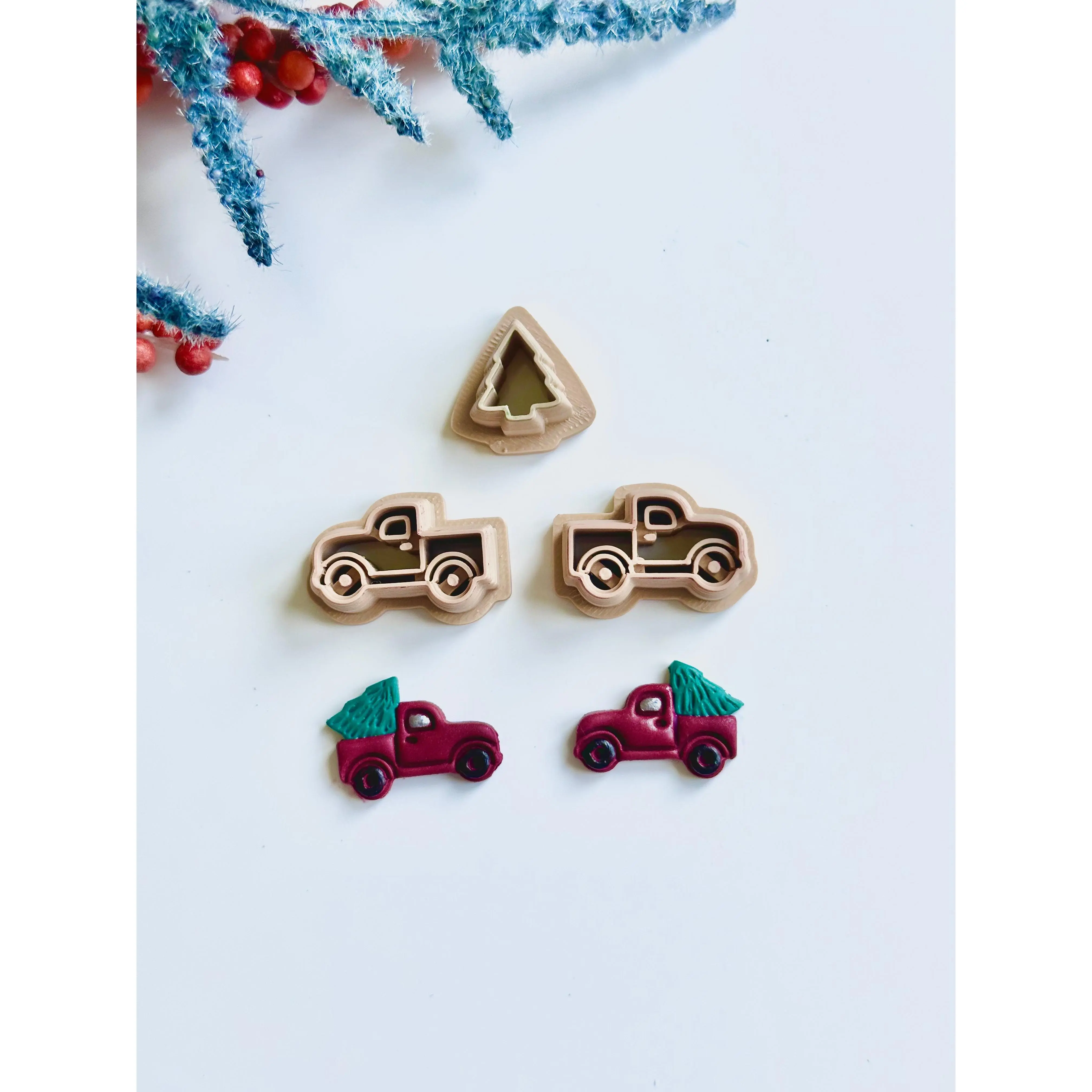 Trucks (Mirror Set) | Polymer Clay Cutter