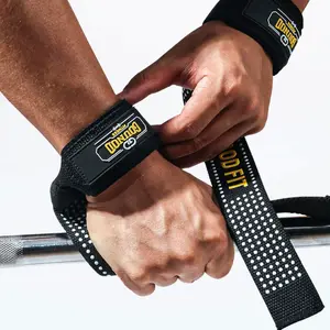 PowerGrip Lifting Straps – Silicone Non-Slip for Deadlifts & Pull-Ups