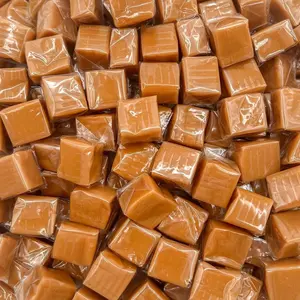 Caramel Cubes Candy | 2-Pound Bag | Individually Wrapped | Vanilla Caramel Squares | Old Fashioned Candy
