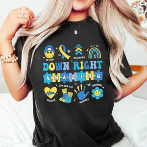 Autism Mama Puzzle Pieces And Ribbon Print T Shirt White Crewneck Casual Wear For Autism Awareness Support And Motherhood