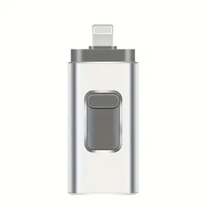 4-In-1 USB 3.0 Flash Drive for iPhone Type-C, 128GB/256GB/512gb/1tb OTG Pen Drive, Thumb Drive, Micro USB Stick for iOS Android