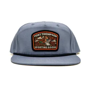 Fort Thompson Lost Rope Duck Fly Patch Logo Snapback Cap