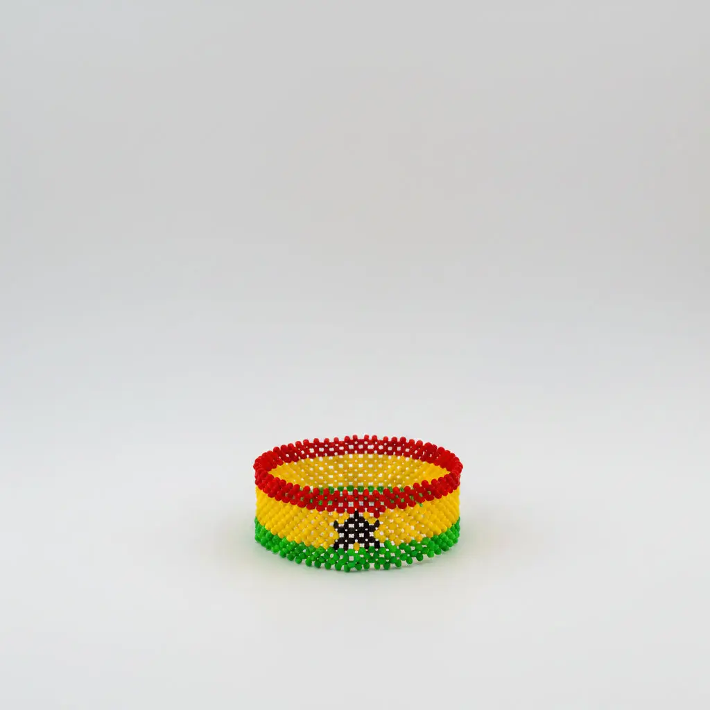 Ghana Flag Bracelet