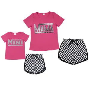 MAMA & MINI Chessboard Chic! Summer Sets for Trendy Duos