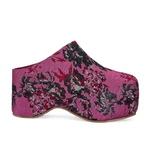 VESTA-PINK FLATFORM CLOG