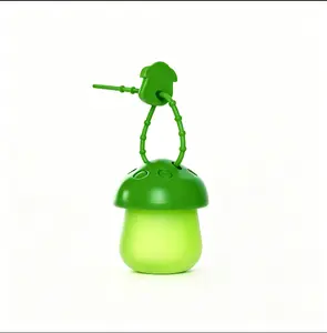 【Summervibes】LED  night Mushroom Safety Light for Pets, Durable Waterproof Collar Pendant, Keep Dogs & Cats Visible at night  , Multi-Use Outdoor Light for  Walks, Hiking & Cycling Safety light for pets, backpack light, bike light, outdoor safety charm