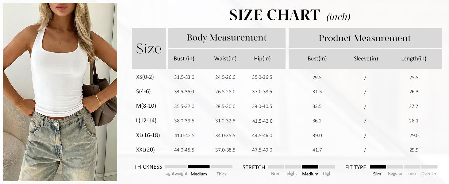 PrettyGarden Women's Summer Halter Tank Tops Y2K Sleeveless Slim Fitted Backless Shirts Going Out Spring Workout Clothes