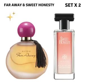 Avon Far Away & Sweet Honesty Perfume Set | 2-Piece Fragrance Collection