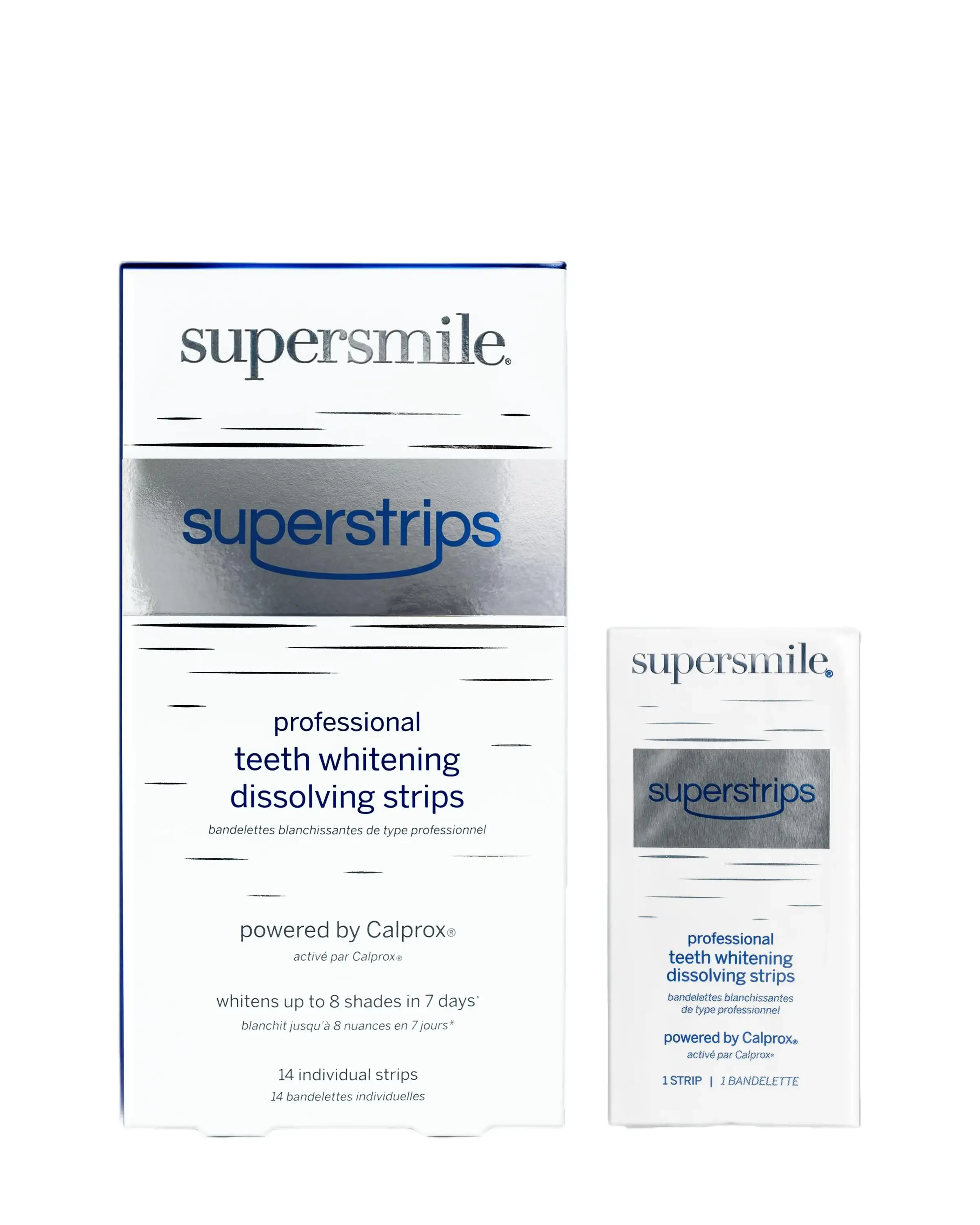 superstrips - teeth whitening dissolving strips