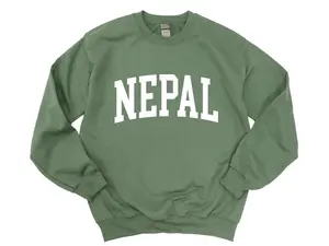 Nepal Sweatshirt, Nepal Gift, Nepal Pullover, Crewneck Sweatshirt, Nepalese Native