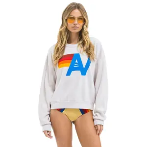 LOGO RELAXED CREW SWEATSHIRT - DOVE