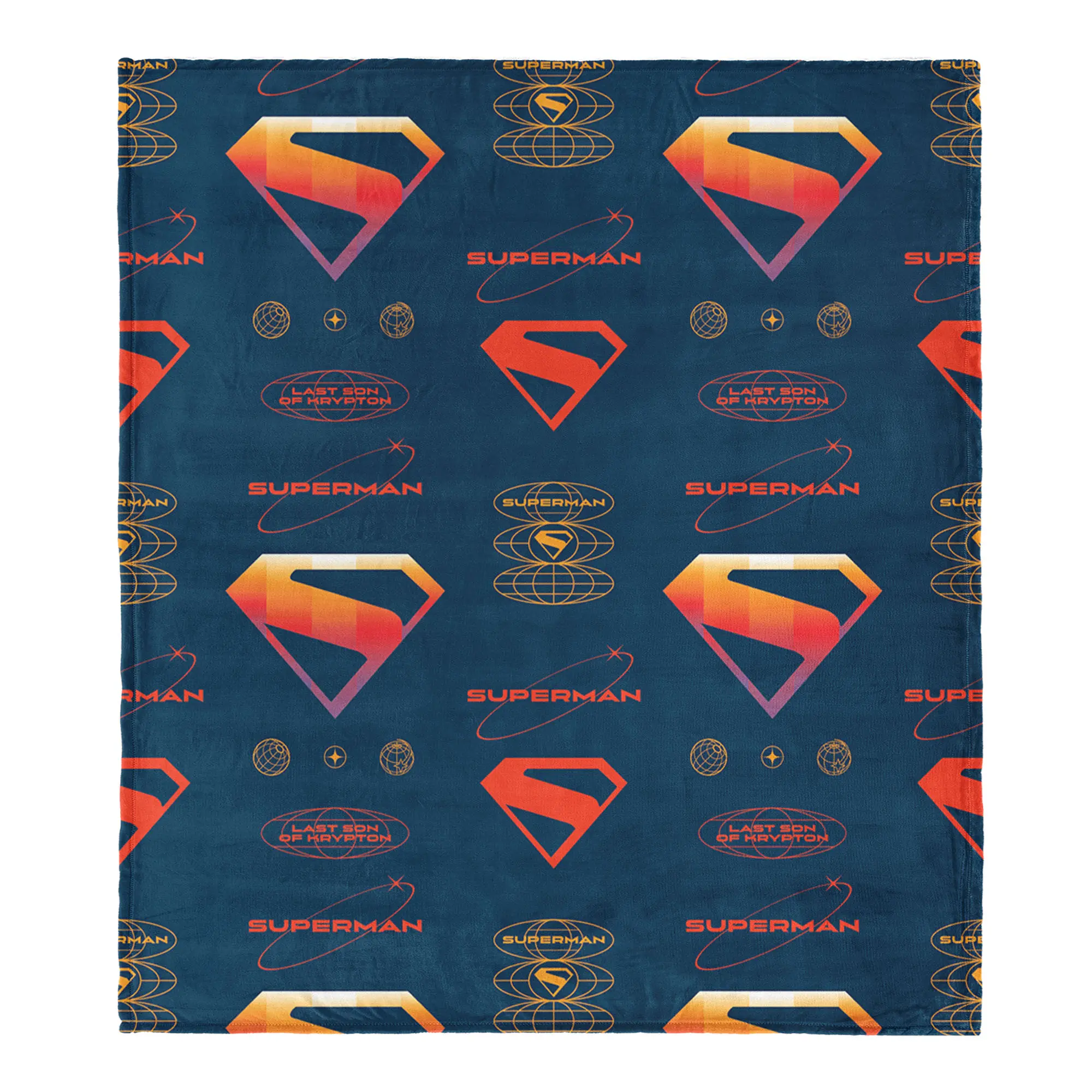 The Northwest Group Superman Last Son Silk Touch Throw Blanket 60x70 in, Super Soft Cozy Character Blanket for Bed, Sofa, Couch and Bedroom Decor