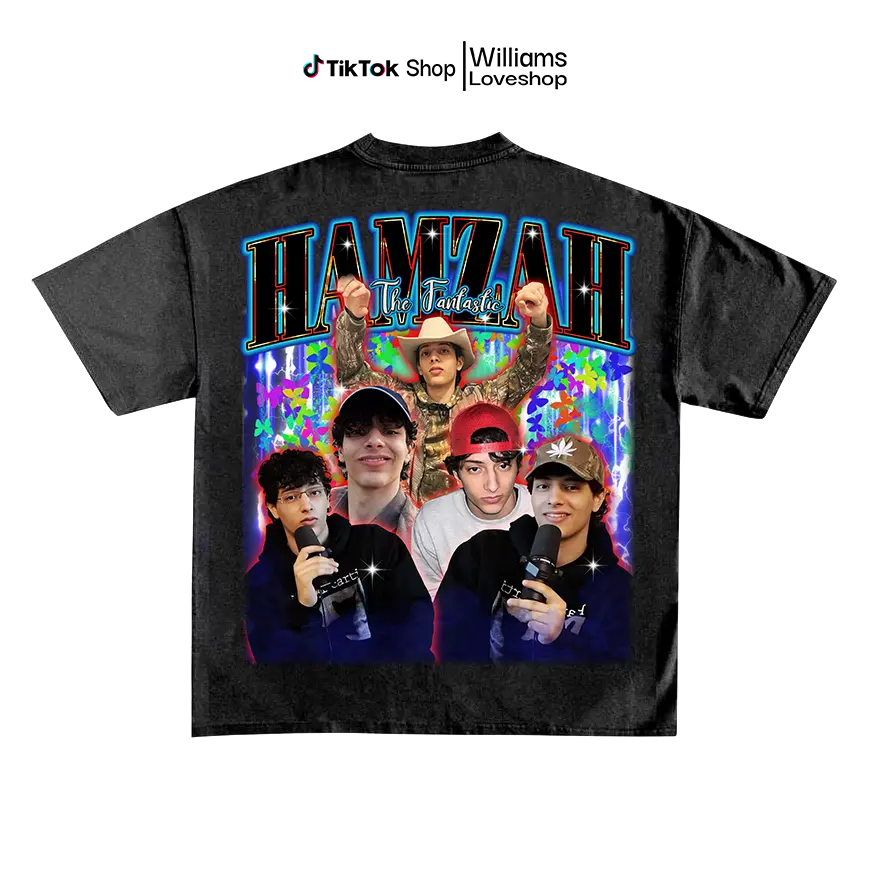 Hamzah The Fantastic Shirt - SLUSHY NOOBZ - Martin The Kid Unisex Heavy Cotton Tee