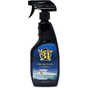 Mildew Stain Remover & Cleaner - Marine & Boat, Home & Patio, Bathroom & Shower Cleaner (16oz)