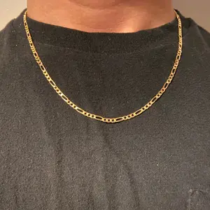 Solid Real 14k Gold Figaro Chain 20in 3mm
