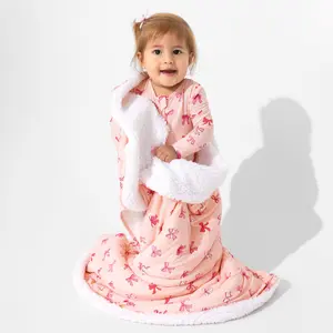 Take A Bow Bamboo Sherpa Blanket