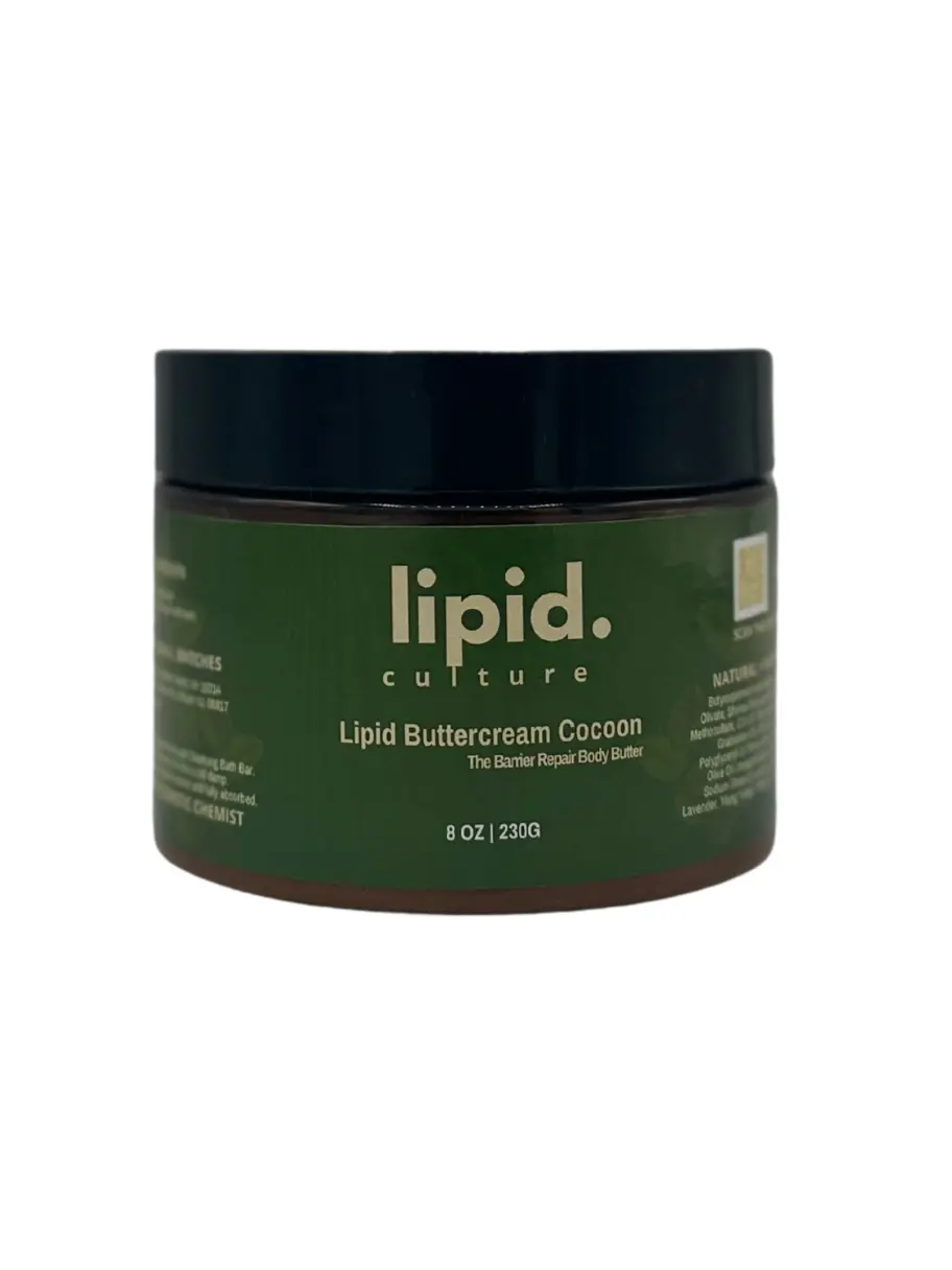 Lipid Culture Lipid Buttercream Cocoon - Barrier Support Body Butter for Dry Sensitive Skin 8 oz
