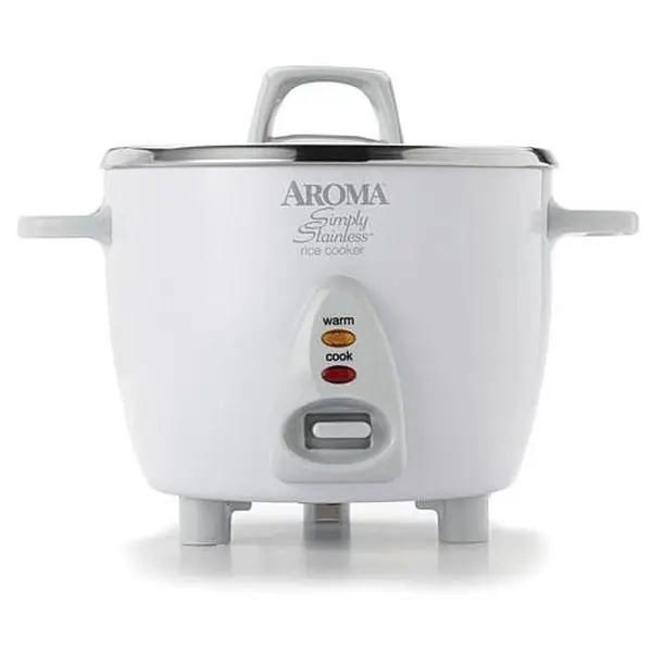 Aroma ARC-753SG Simply Stainless 6-Cup (Cooked) Rice Cooker