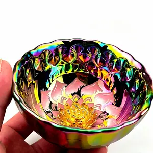 Handcrafted Rainbow Ceramic Tea Cup - Multi-Use Drinking Cup for Kitchen Use, Ceramic Tea Cups