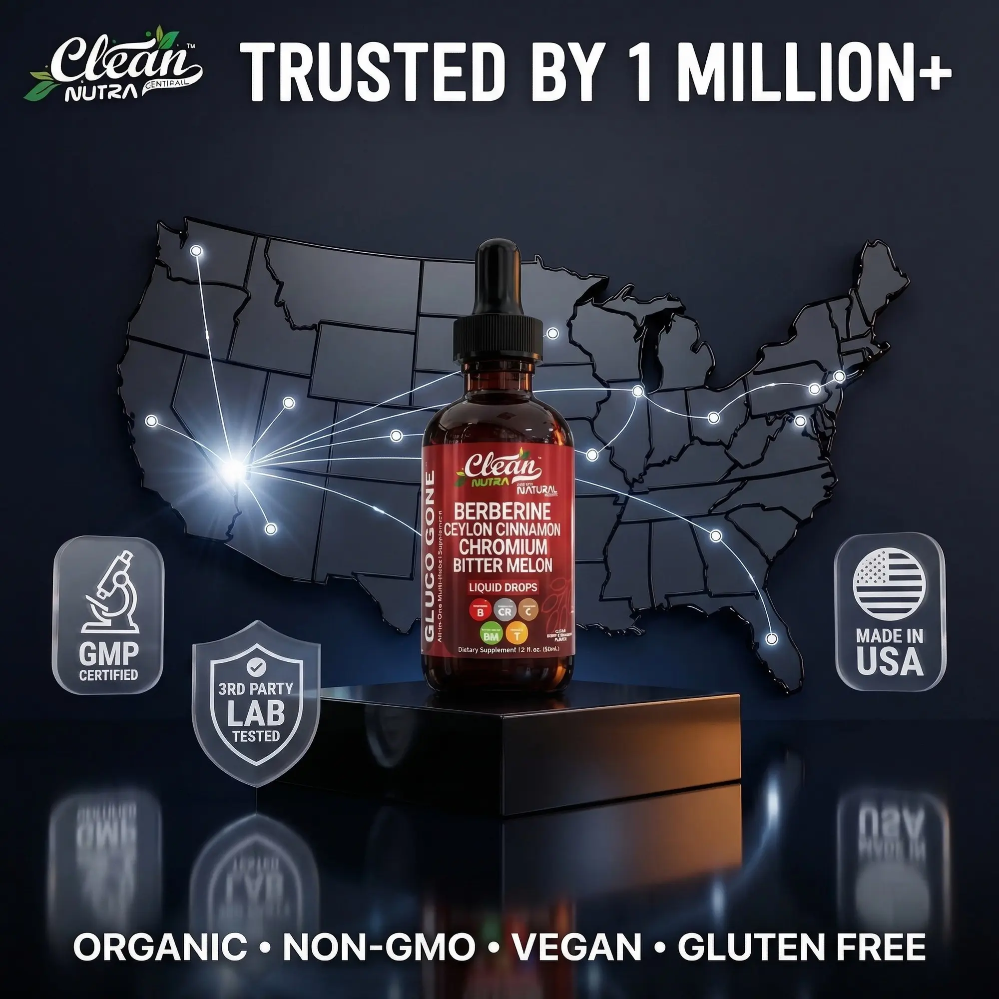 Clean Nutra BOGO Organic Ceylon Cinnamon, Berberine, Bitter Melon, Glucomannan, Chromium, Turmeric, Organic Panax Ginseng, for Clean Fitness and Blood Sugar Supplement Liquid Drops Gluco Tone - TikTok Shop Clean Nutra BOGO Organic Ceylon Cinnamon, Berberine, Bitter Melon, Glucomannan, Chromium, Turmeric, Organic Panax Ginseng, for Clean Fitness and Blood Sugar Supplement Liquid Drops Gluco Tone - TikTok Shop