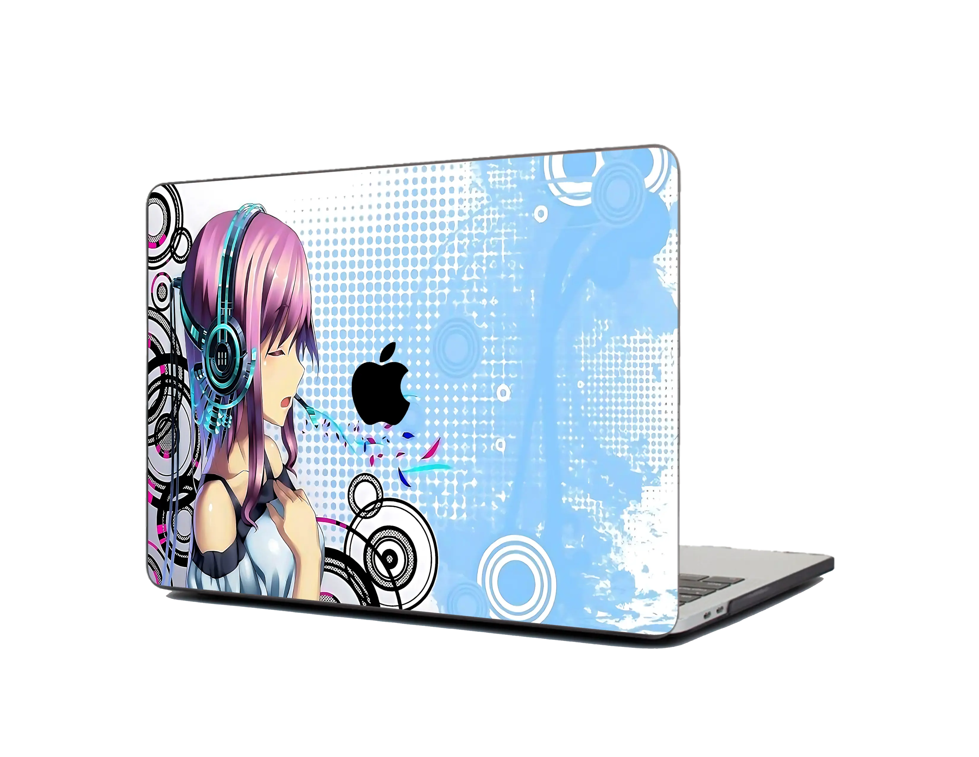Singing Girl Textured Laptop Skin