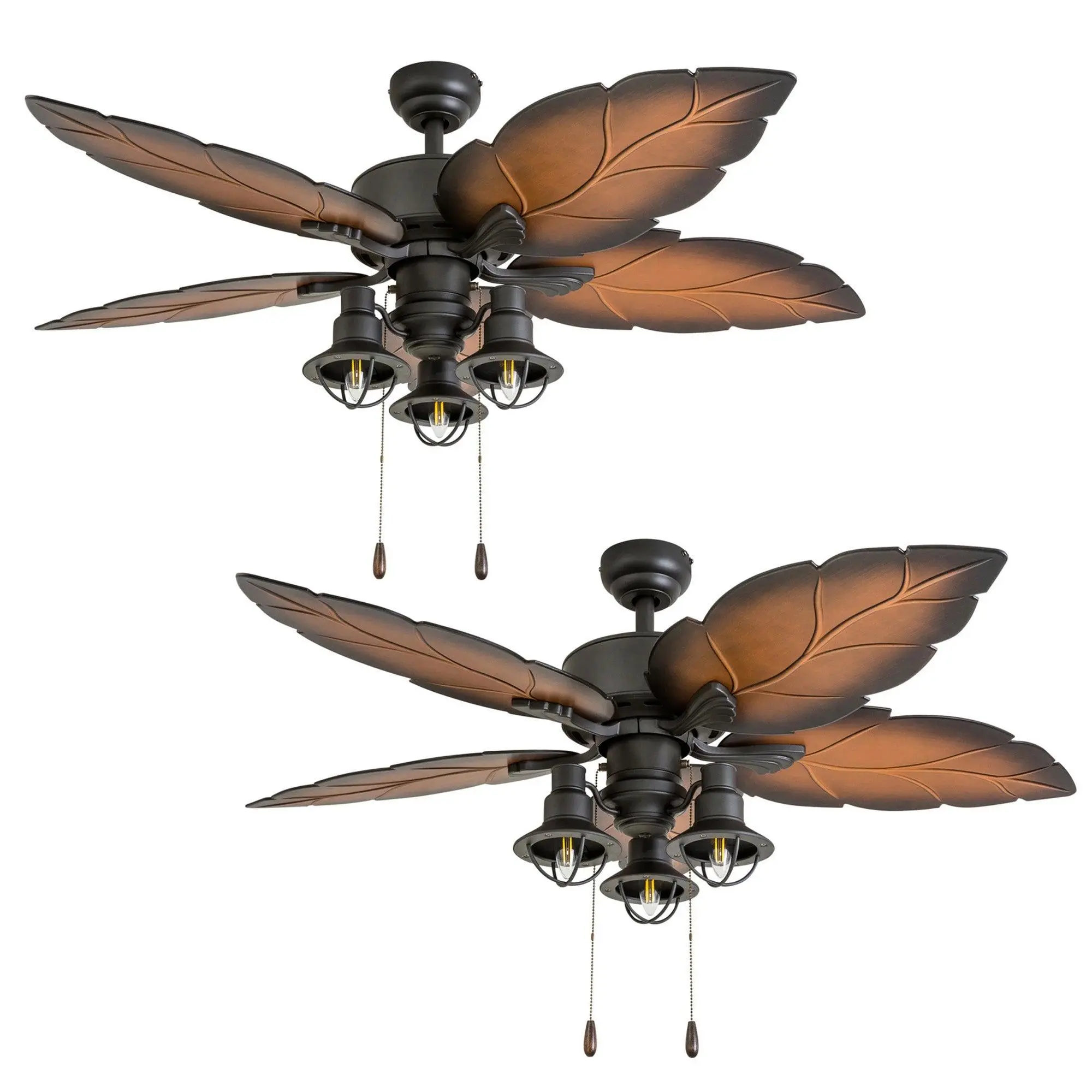 Prominence Home 2 Pack Ocean Crest 52" Tropical IndoorOutdoor Ceiling Fan Bronze Prominence Home 2 Pack Ocean Crest 52" Tropical IndoorOutdoor Ceiling Fan Bronze