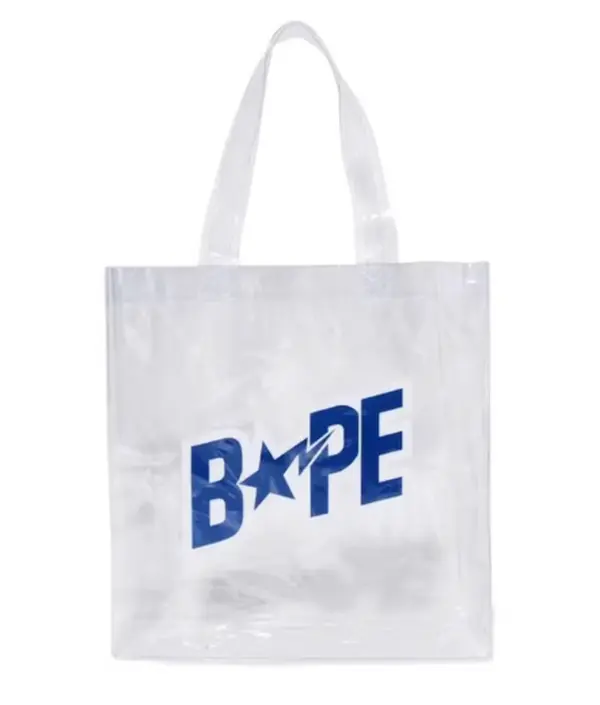 Bape Sta Logo PVC Tote Bag Clear
