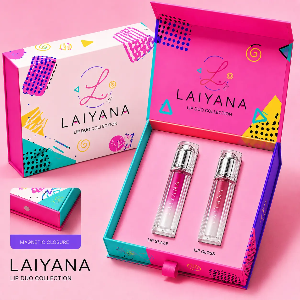LAIYANA LIP DUO COLLECTION — Lip Glaze & Lip Gloss Set