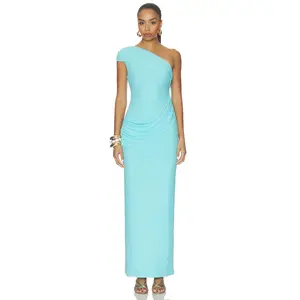 superdown Fleur Maxi Dress in Turquoise