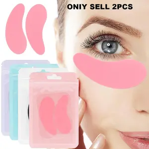 2pcs reusable silicone lash lift shield pad set, lash lift silicone protective patches, reusable eyelash extension shaping lifting pads