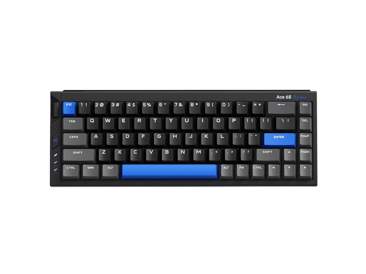 MCHOSE Ace68 Turbo 65% Aluminum Hall Effect Magnetic Switch Keyboard, 16K Polling, Wired - Cyber Black MCHOSE Ace68 Turbo 65% Aluminum Hall Effect Magnetic Switch Keyboard, 16K Polling, Wired - Cyber Black
