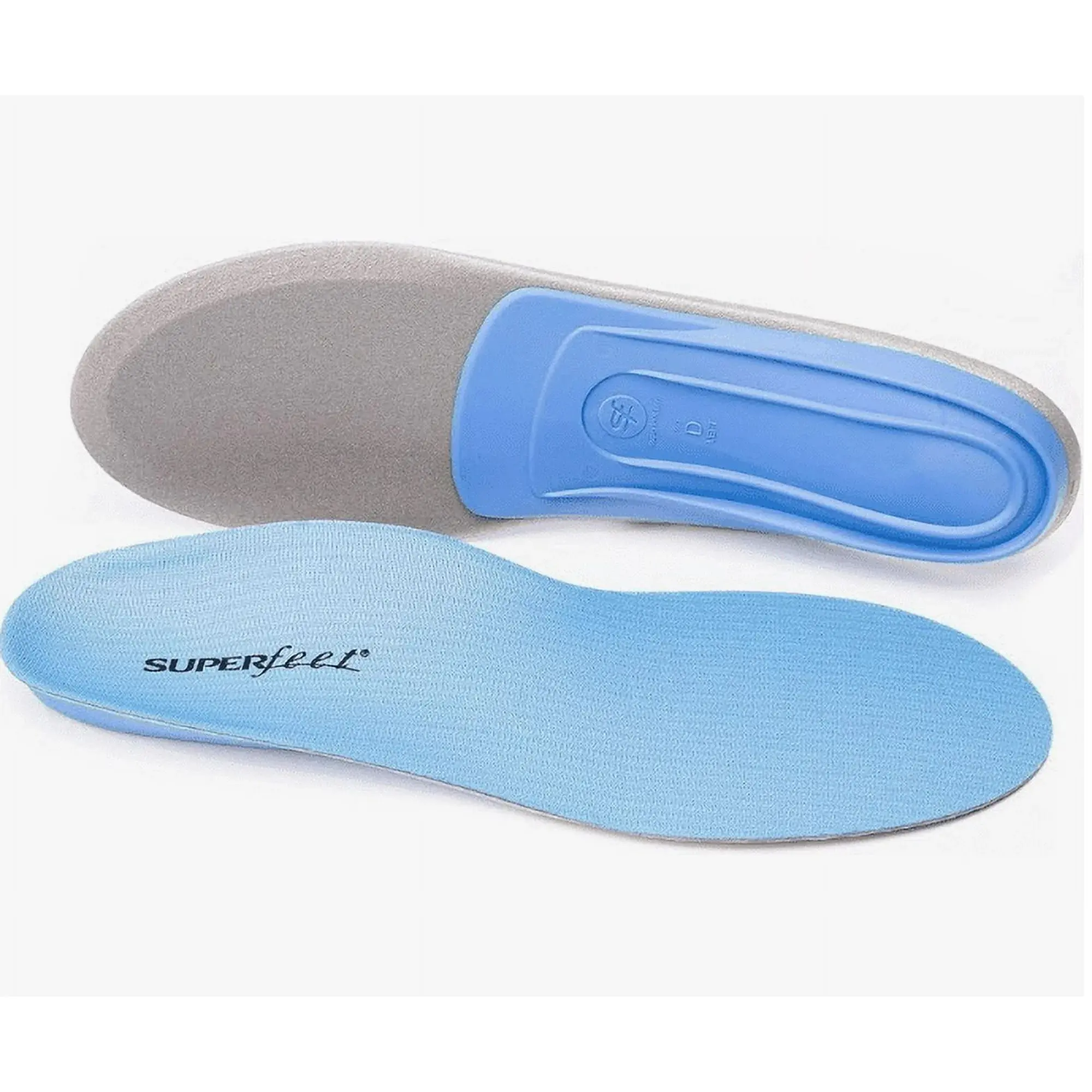 Superfeet All-Purpose Support Medium Arch Insoles (Blue) - Trim-To-Fit Orthotic Shoe Inserts-Blue Footwear Comfort