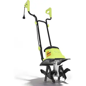 12 Inch Small Electric Corded Garden Tiller Cultivator 8.5 AMP Power Rototiller for Gardening