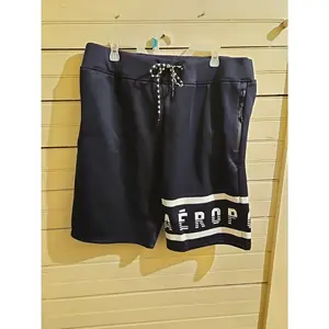 Aeropostale Mens Sweat Shorts Size XL Blue