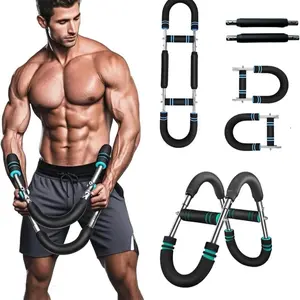 2025pro Arm Trainer 3-in-1 Forearm Chest & Arm Strengthener with Adjustable Tension Portable Home Workout Equipment